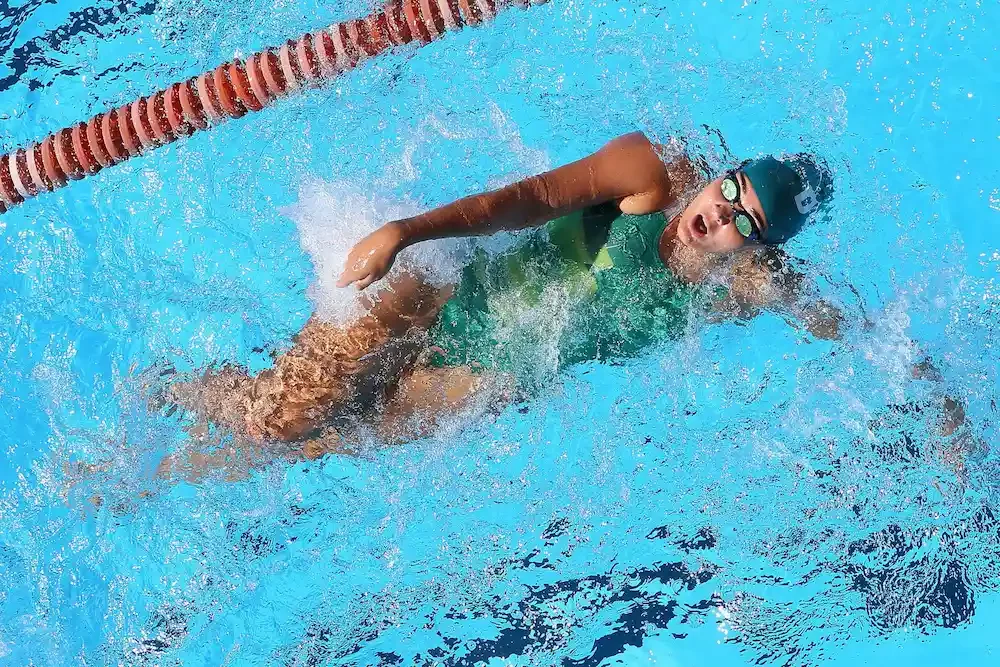 swimmer doing a Backstroke